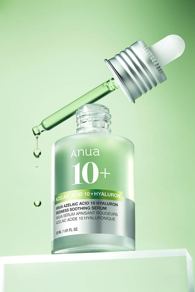 ANUA Sérum Facial con Ácido Azelaico 10% Calmante, Antirojeces e Hidratante 30 ml