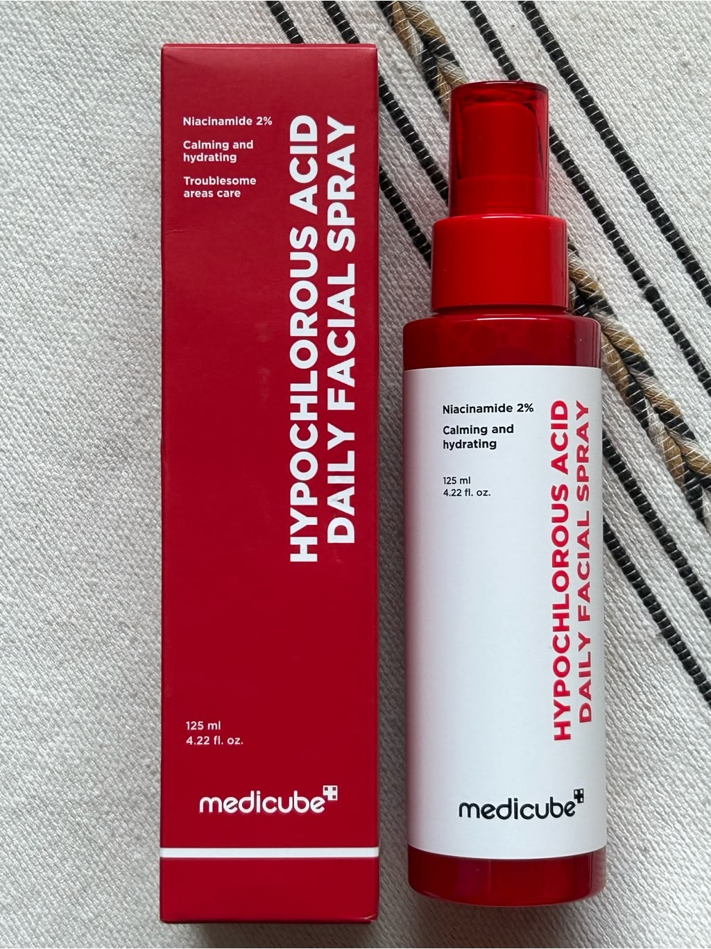 MEDICUBE Facial Spray 125 ml | Bruma Calmante y Purificante con Ácido Hipocloroso