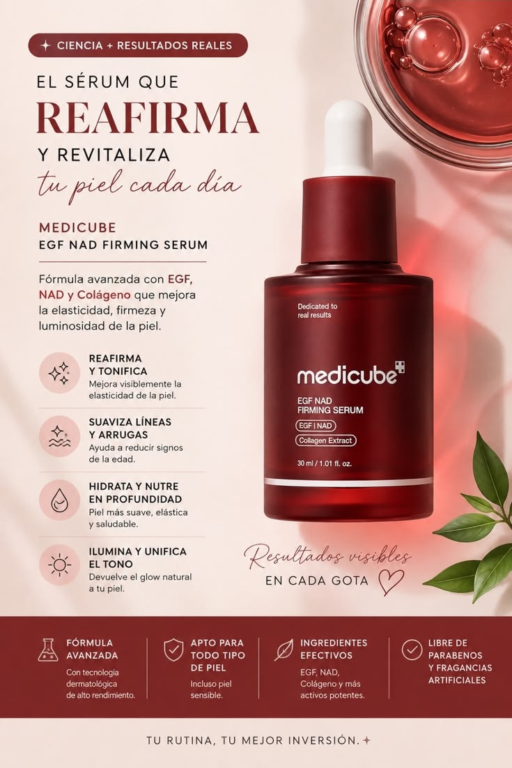 Medicube Serum 30ml Antiedad Egf Nad Firming