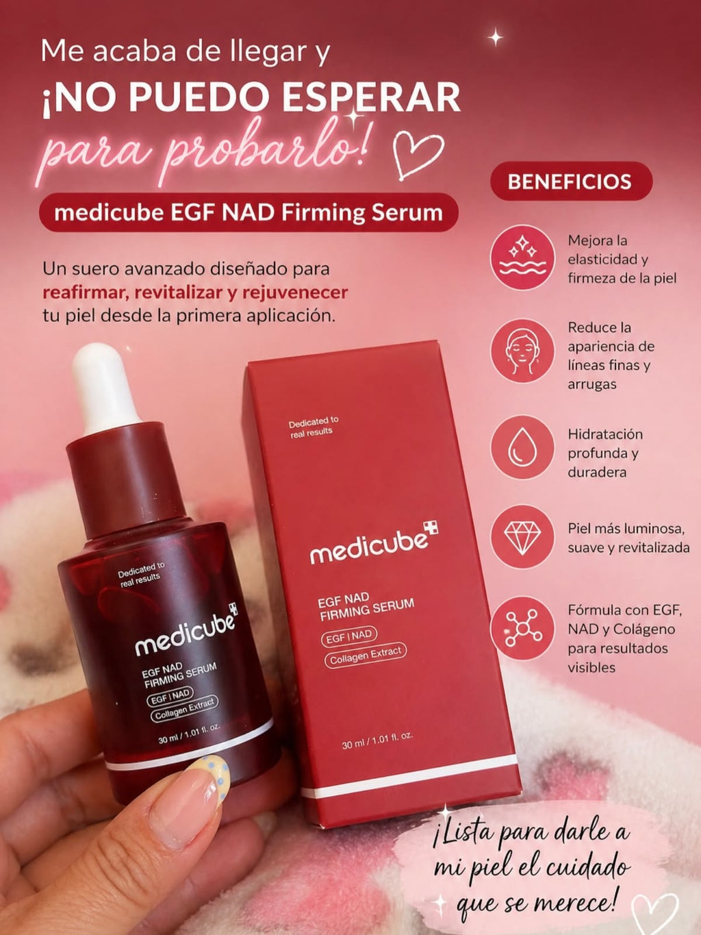 Medicube Serum 30ml Antiedad Egf Nad Firming